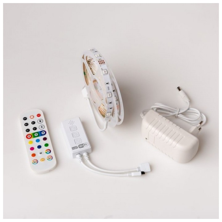 TAŚMA LED SMART ZESTAW 7.2W/m RGB IP20 /5m/