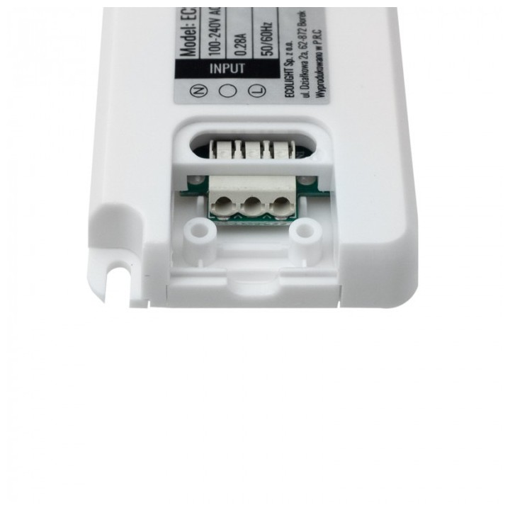 Zasilacz meblowy 12W 12V IP44 98x47x12