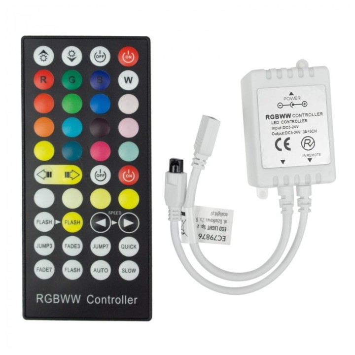 Sterownik do taśm LED RGB+CCT 24A 288W 40P IR
