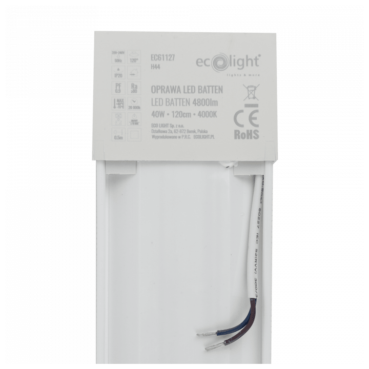 Oprawa LED Batten 120cm 40W 4000K 4800lm IP20