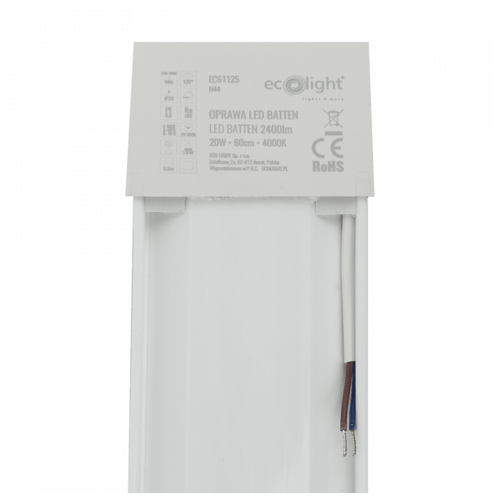 Oprawa LED Batten 60cm 20W 4000K 2400lm IP20