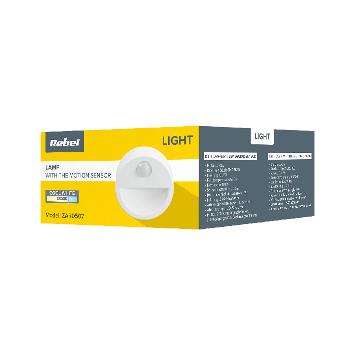 Lampka nocna z czujnikiem ruchu