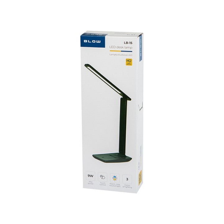 Lampka biurkowa LED LB-15 czarna