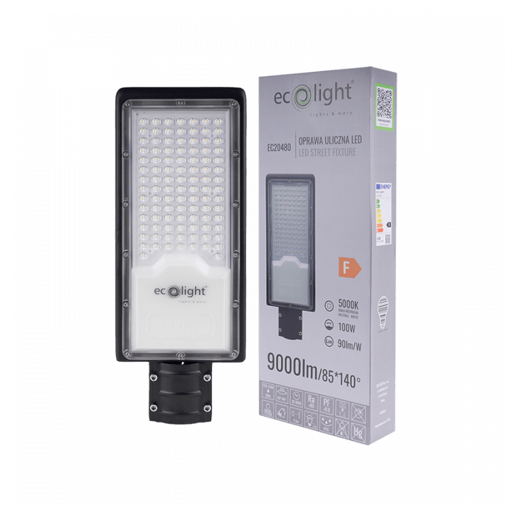 LAMPA ULICZNA ECONOMY 100W 9000lm 5000K