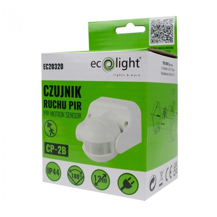 Czujnik ruchu PIR CP-2B BIAŁY