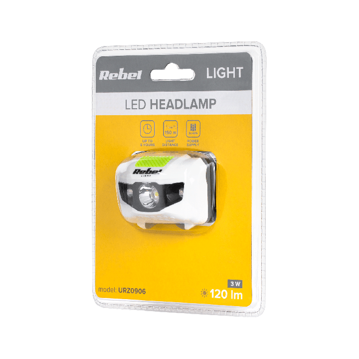 Latarka czołowa 3 W