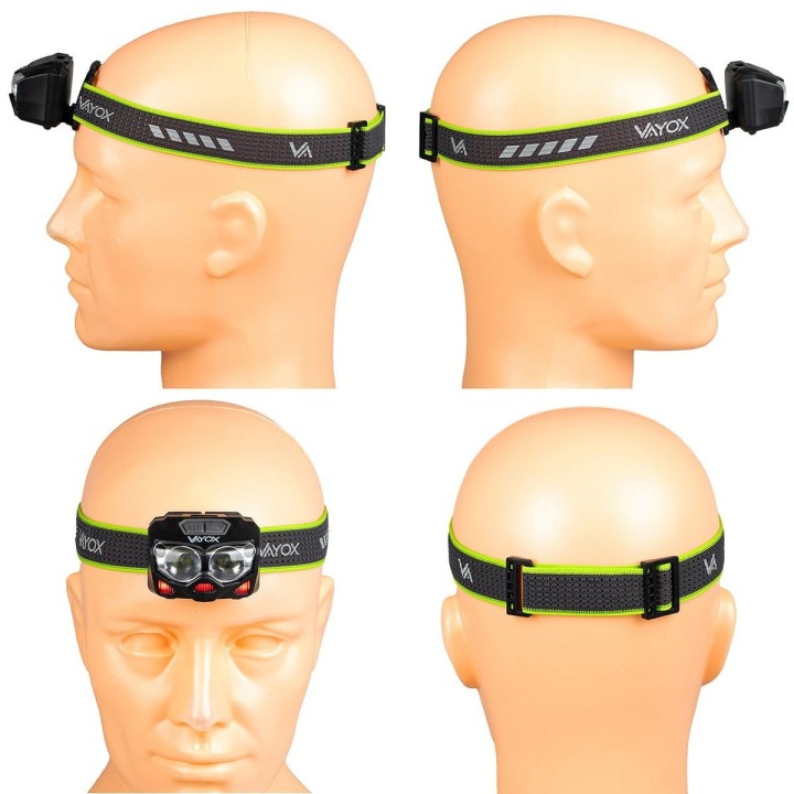 Latarka akumulatorowa czołowa 500lm VA0078 VAYOX