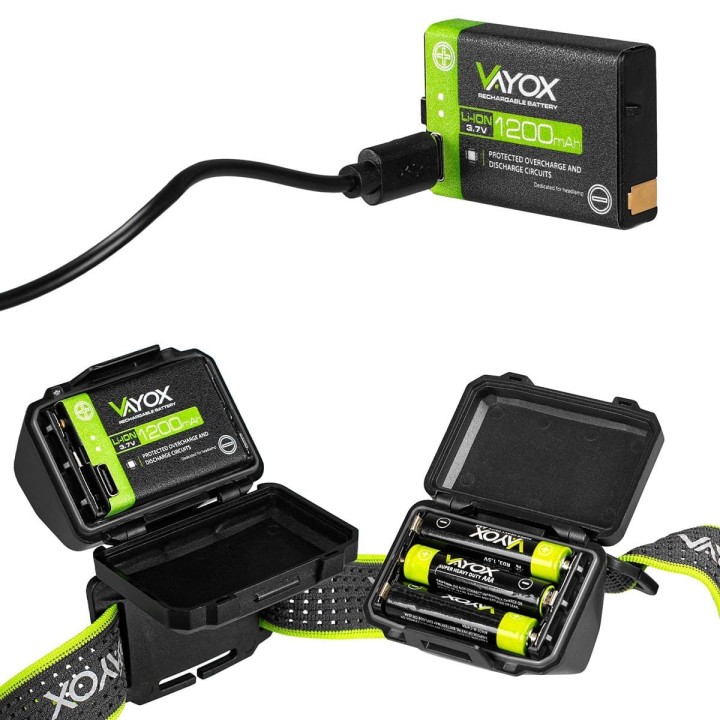 Latarka akumulatorowa czołowa 500lm VA0078 VAYOX