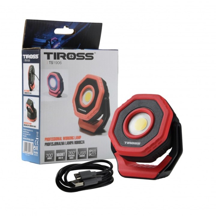 Ładowalna lampa warsztatowa Tiross TS-1906