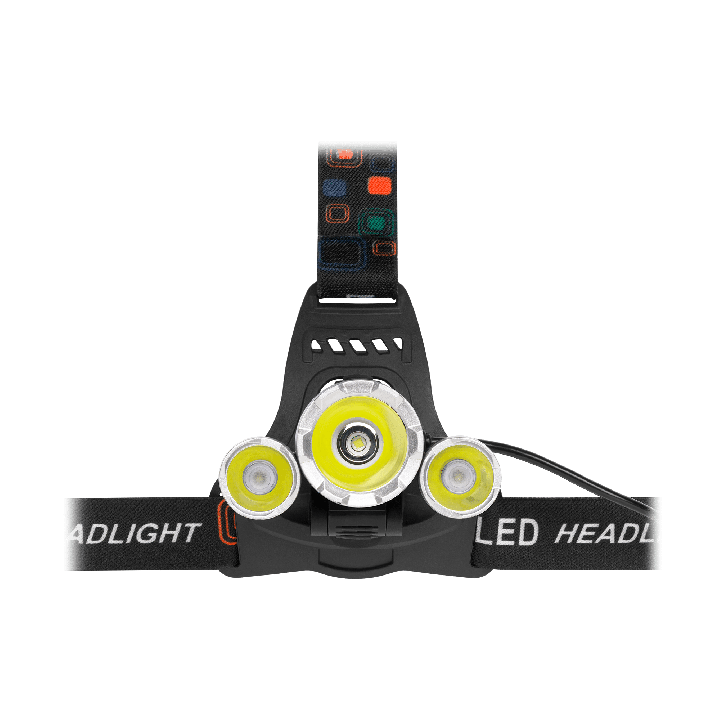 Akumulatorowa Latarka czołowa dużej mocy