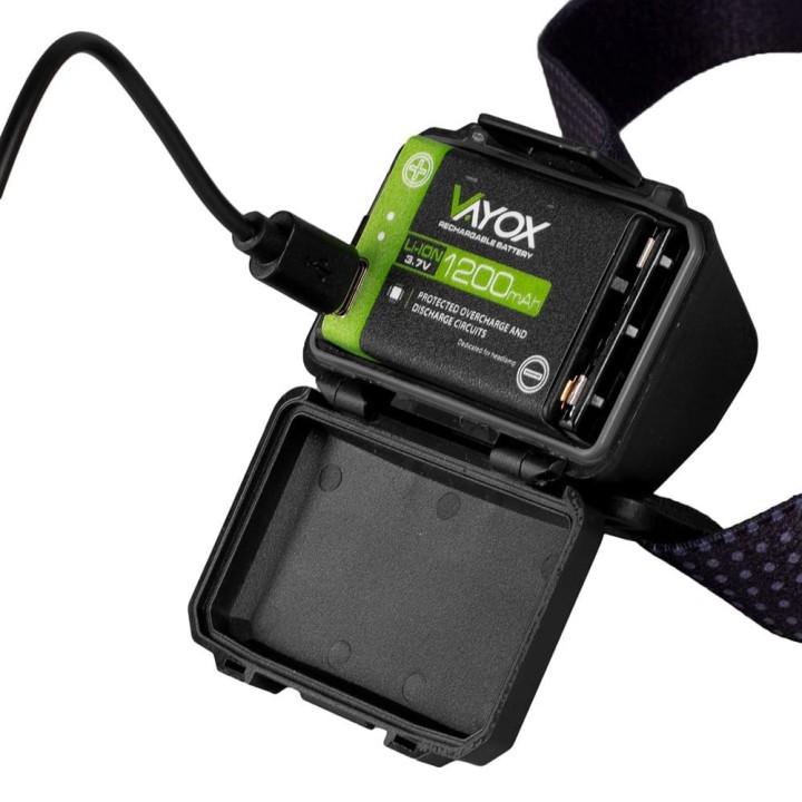 Akumulator 3.7V 1200mAh do latarek czołowych VA0255 Vayox