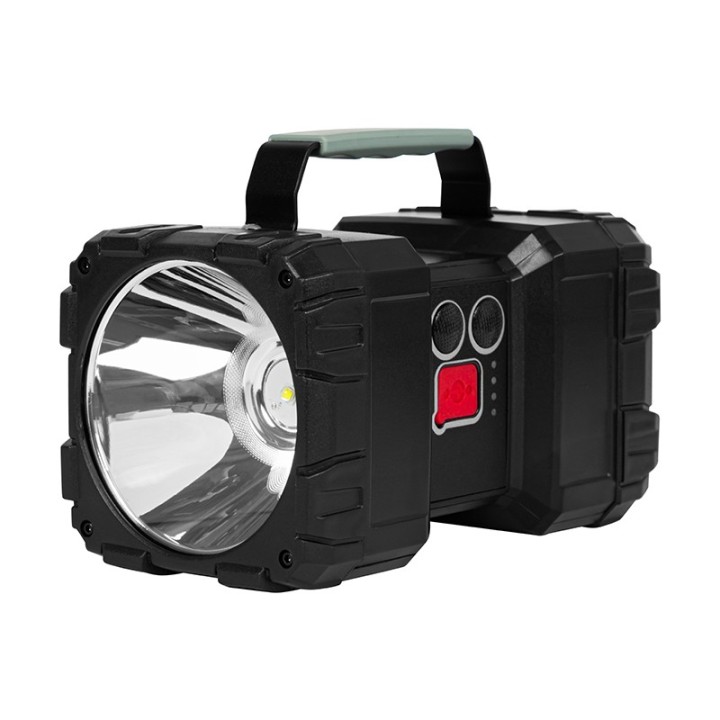 Latarka LED akumulatorowa szperacz dwustronna z funkcją powerbank