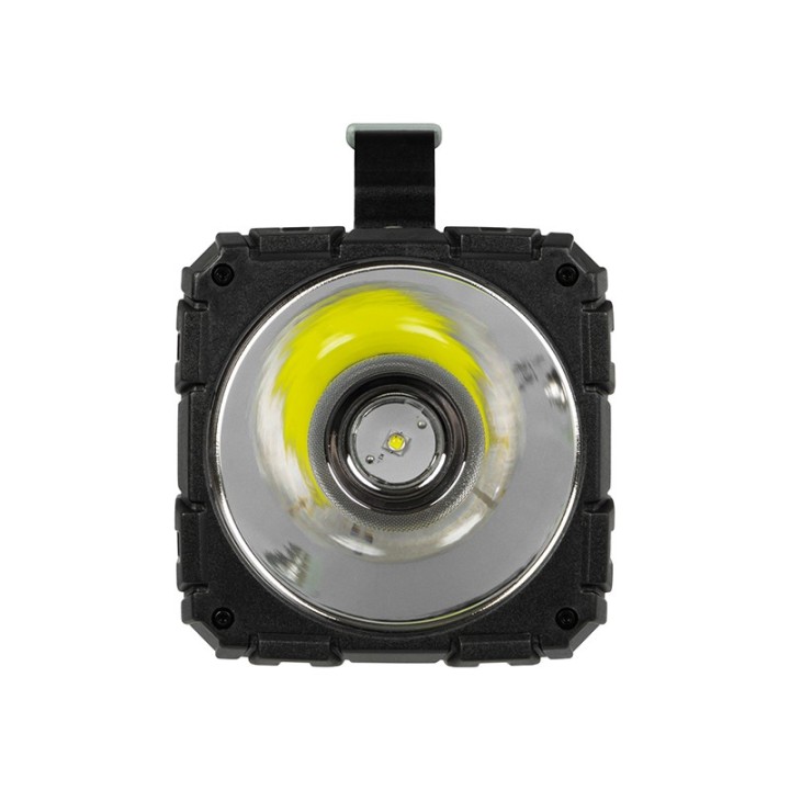 Latarka LED akumulatorowa szperacz dwustronna z funkcją powerbank