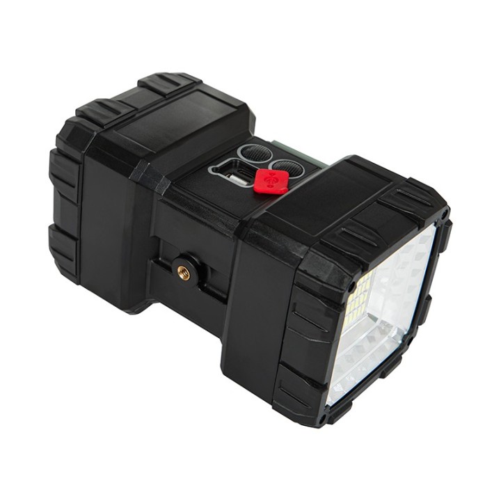 Latarka LED akumulatorowa szperacz dwustronna z funkcją powerbank