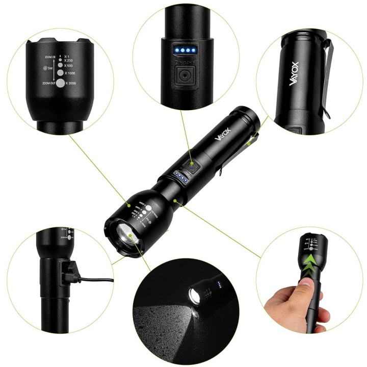 Latarka akumulatorowa 800lm 20W LED VA0180 VAYOX