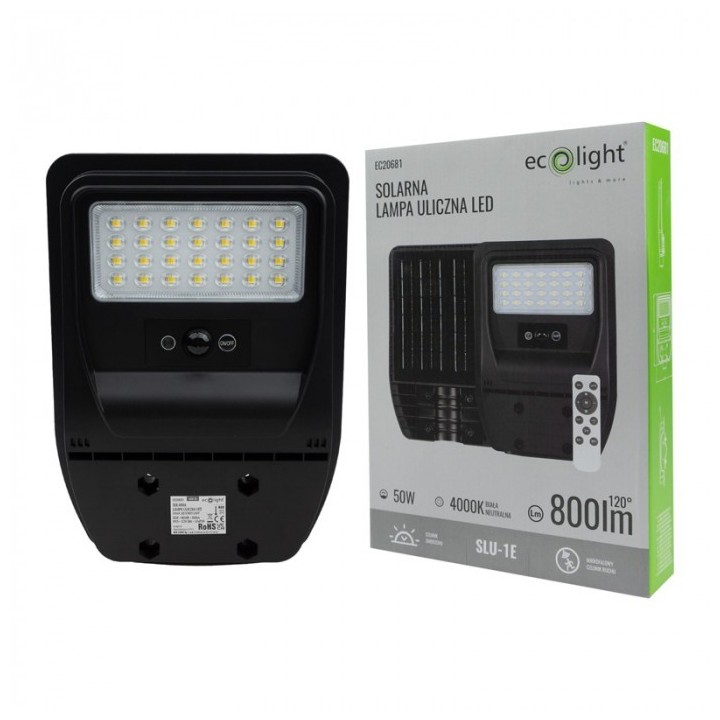 Solarna Lampa Uliczna ECONOMY 50W 4000K NEW