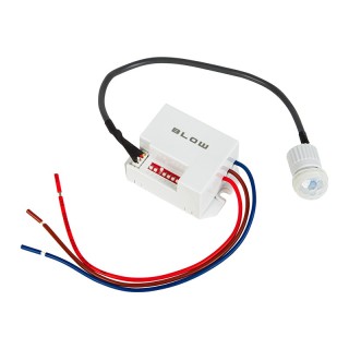 Czujnik ruchu zmierzchu BLOW MS-01 z sensorem PIR biały