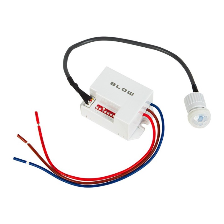 Czujnik ruchu zmierzchu BLOW MS-01 z sensorem PIR biały