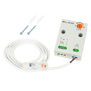 Czujnik zmierzchu hermetyczny z sondą BLOW MS-05 szary