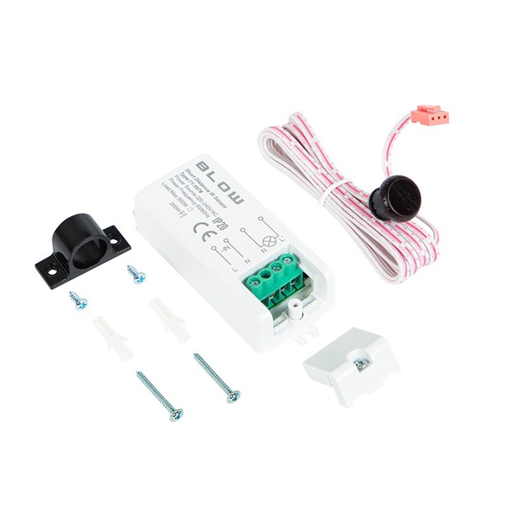 Włącznik bezdotykowy dwubiegowy BLOW MS-06 czarny