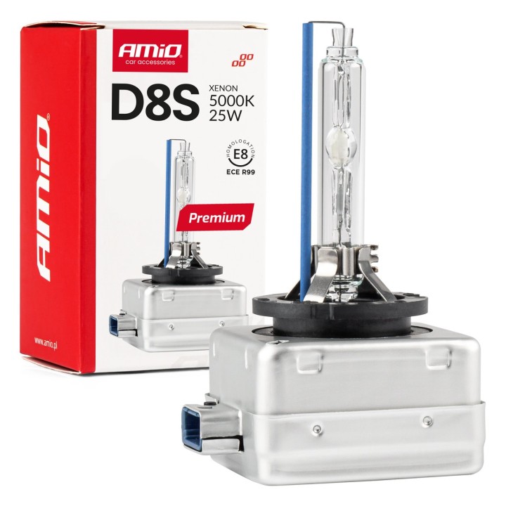 Żarówka ksenonowa, żarnik xenon D8S 5000K Premium