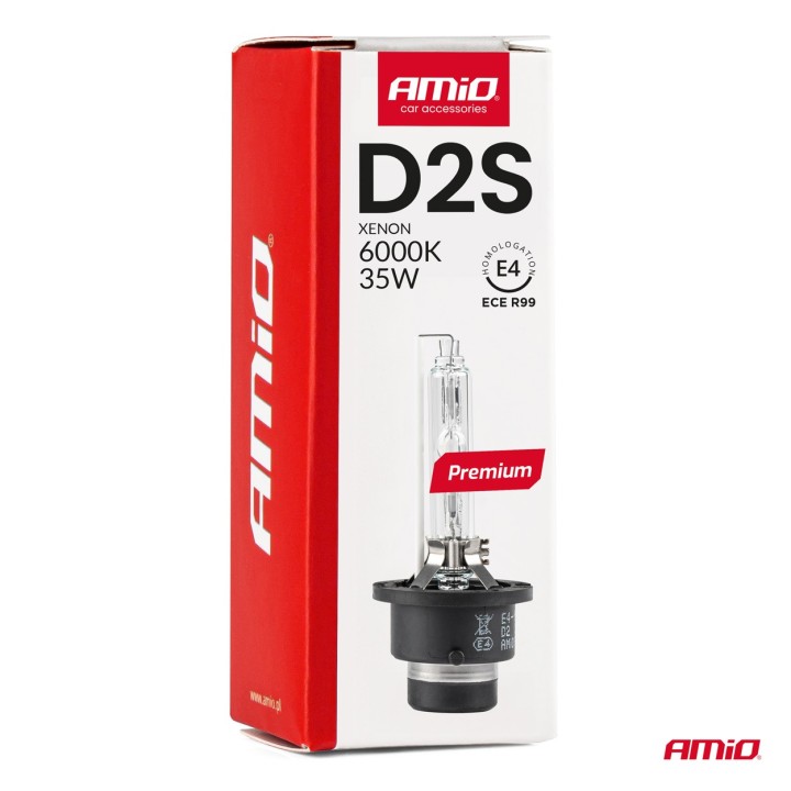 Żarówka ksenonowa, żarnik xenon D2S 6000K AMiO PREMIUM