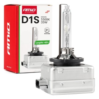 Żarówka ksenonowa żarnik xenon D1S 5500K AMiO LONG LIFE
