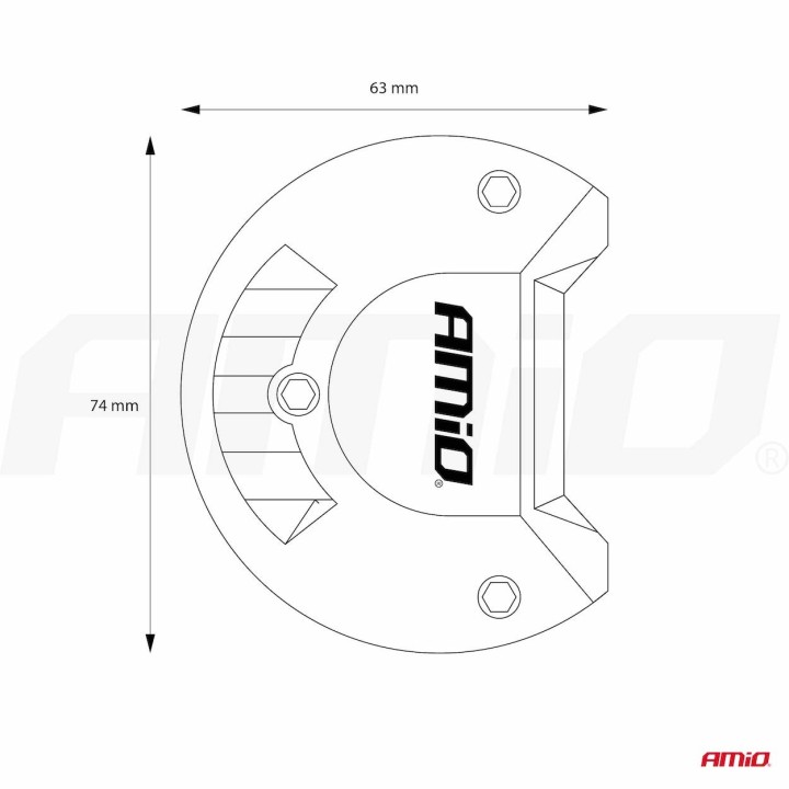 Lampa robocza panelowa LED szperacz AWL19 40LED 12V 24V AMIO-02433