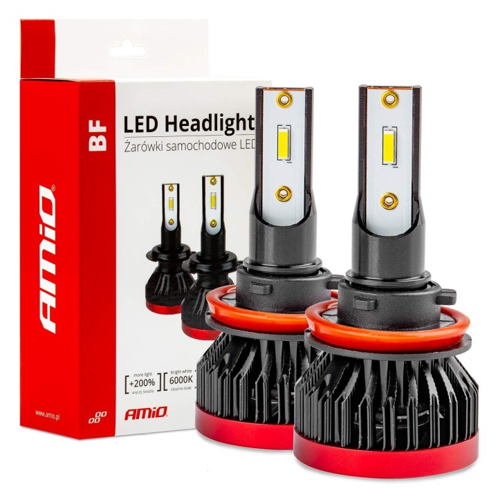 Żarówki samochodowe LED BF Series AMiO H8/H9/H11
