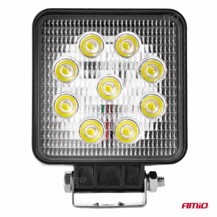 Lampa robocza LED szperacz AWL03 9 LED 12V 24V AMIO-01614