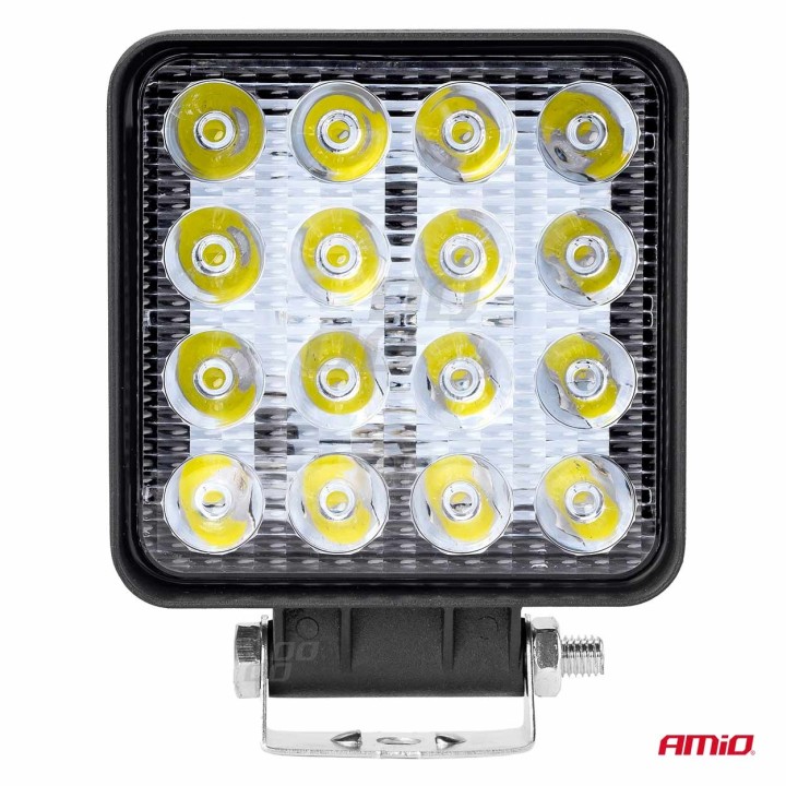 Lampa robocza LED szperacz AWL10 16LED 12V 24V AMIO-02424