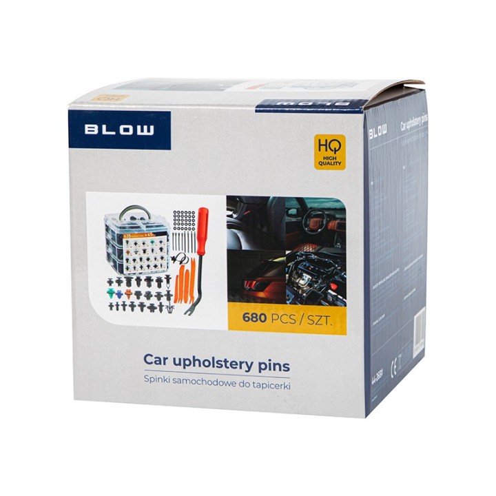 Spinki samochodowe do tapicerki 680szt