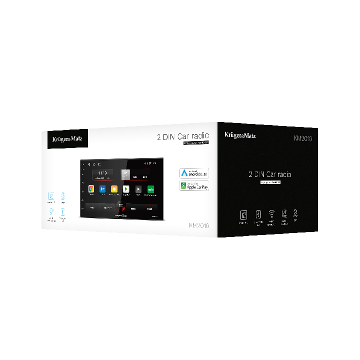Radio Samochodowe Kruger&Matz KM2010 CarPlay/AndroidAuto