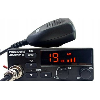 Radio CB President Jimmy III 3 ASC 12V AM FM