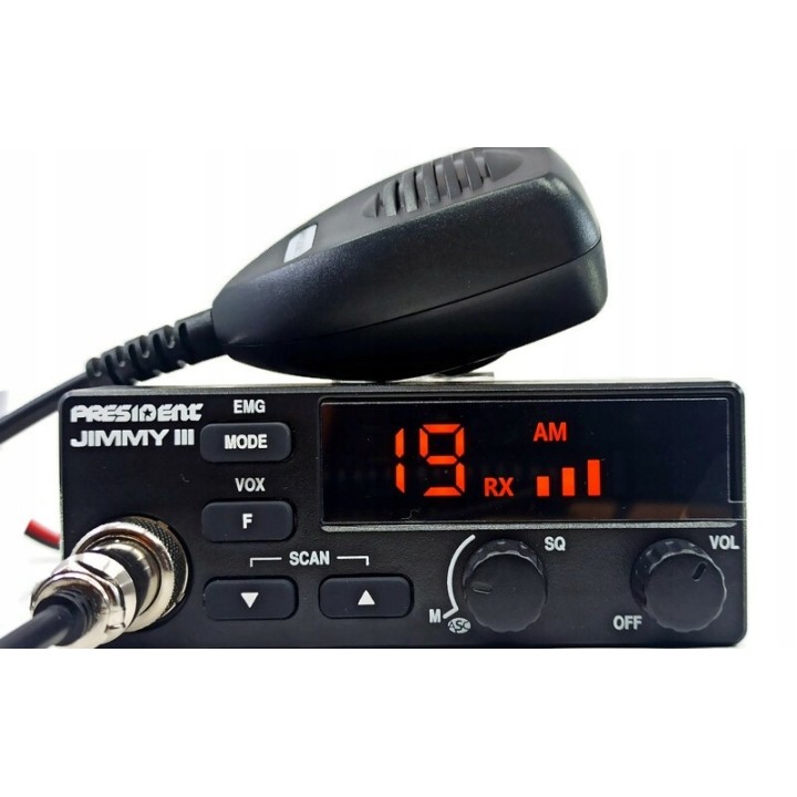 Radio CB President Jimmy III 3 ASC 12V AM FM