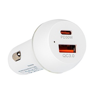 Ładowarka samochodowa gniazdo USB+USB-C 48W G48W