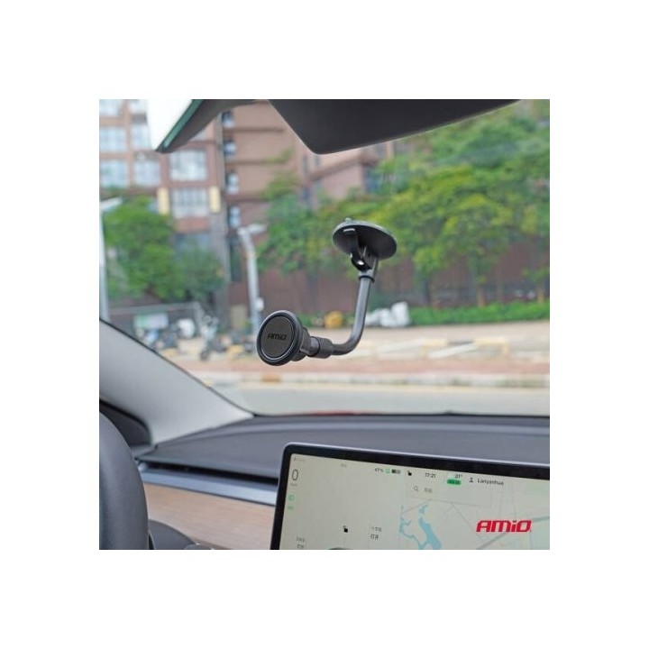 Uchwyt magnetyczny do telefonu z przyssawką długi HOLD-7