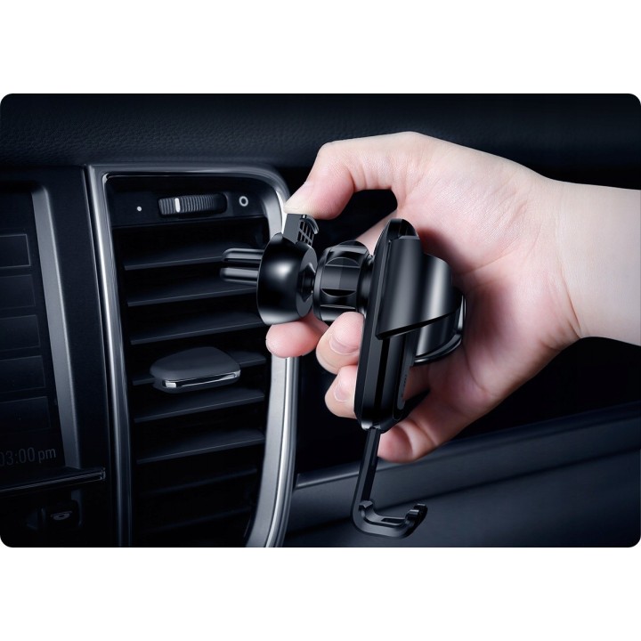 Baseus uchwyt samochodowy Gravity grawitacyjny czarny