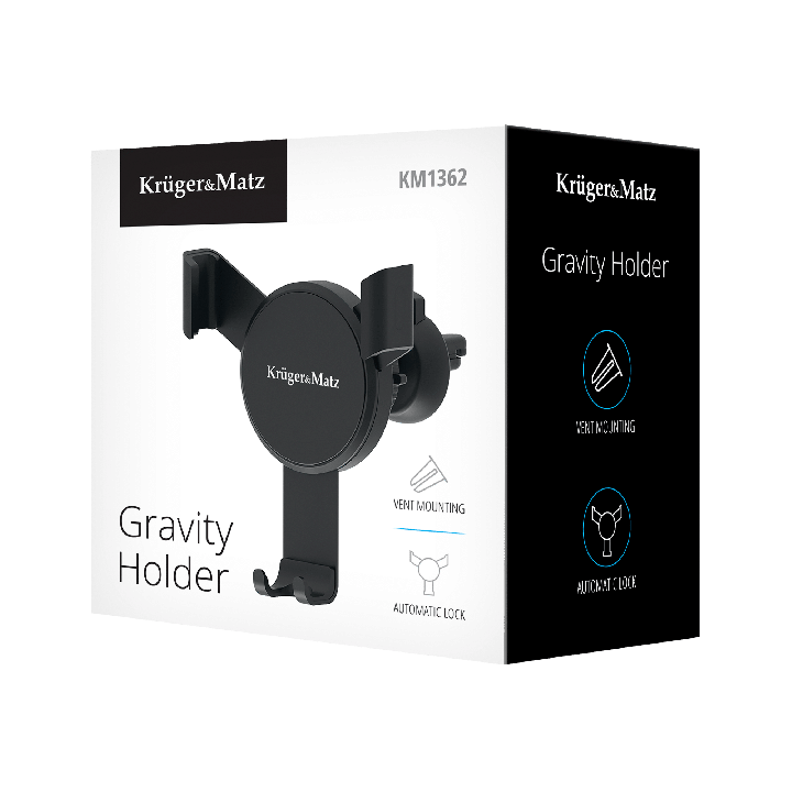 Uniwersalny uchwyt grawitacyjny do kratki Kruger&Matz KM1362