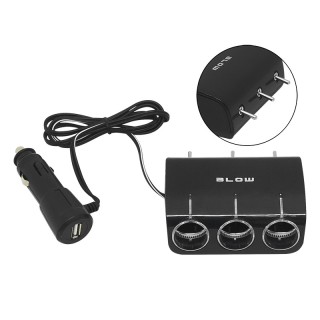 Rozg.Zapal.samoch.1xWT/3xGN+USB CS-34