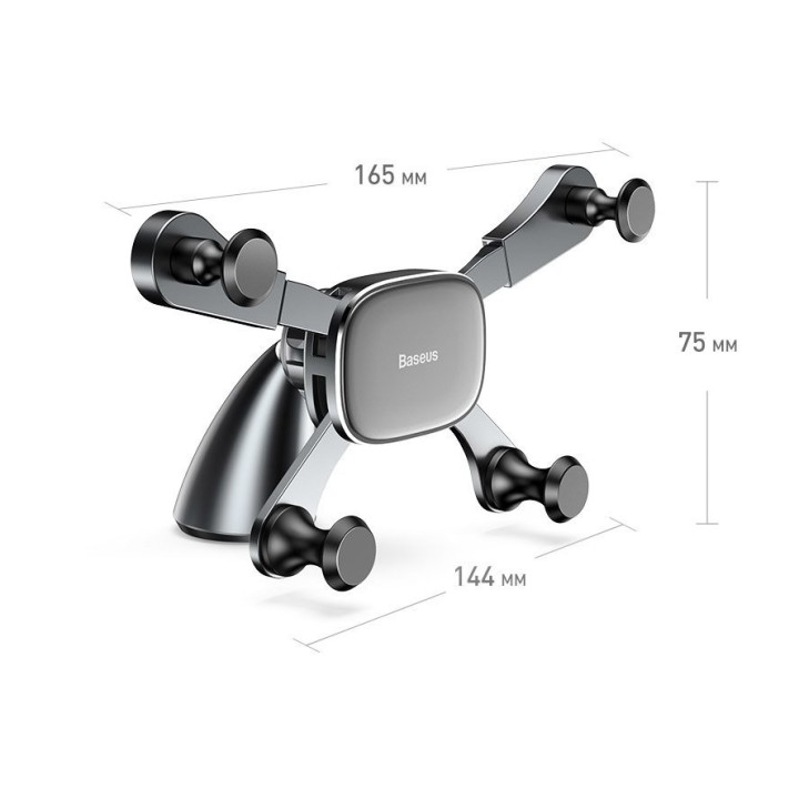 Baseus samochodowy uchwyt grawitacyjny do telefonu, poziomy, na kokpit Horizontal SUYL-HP01