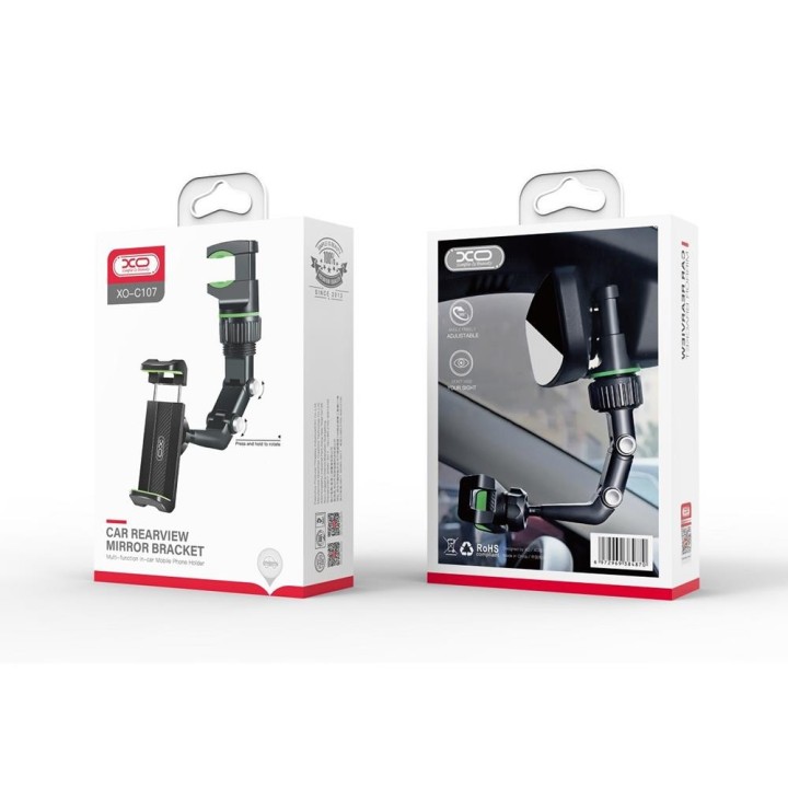 XO uchwyt samochodowy C107 czarny uniwersalny