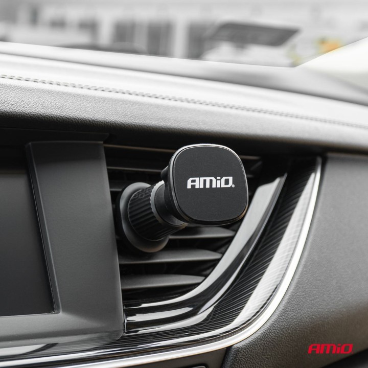 Uchwyt do samochodu na telefon kratkę magnetyczny AMIO-03783