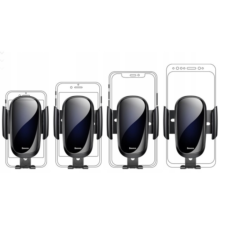 Baseus uchwyt samochodowy Future grawitacyjny czarny