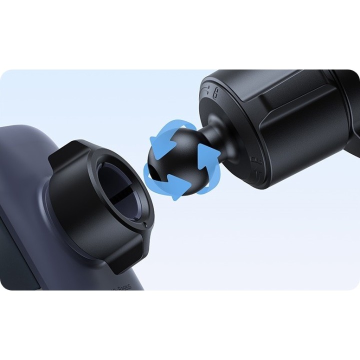 Baseus uchwyt samochodowy Metal Age 3 Gravity Car Mount (Air Vent Version) Space szary
