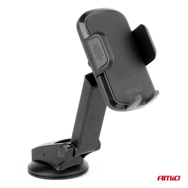 Uchwyt do samochodu na telefon szybę kokpit regulowany AMIO-04135