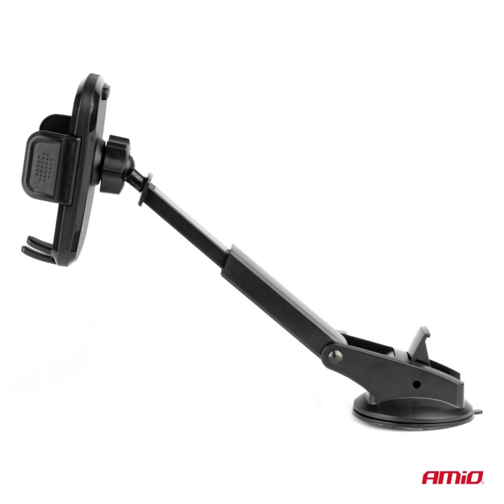 Uchwyt do samochodu na telefon szybę kokpit regulowany AMIO-04135
