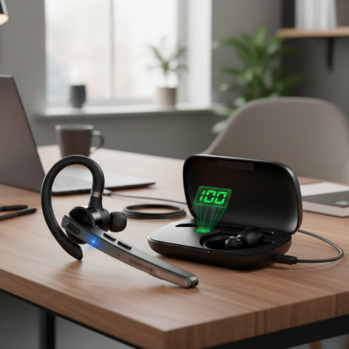 Zestaw słuchawkowy ENC CVC USB-C 500mAh SP-HA01