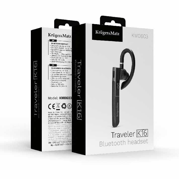 Słuchawka Bluetooth Kruger&Matz Traveler K16