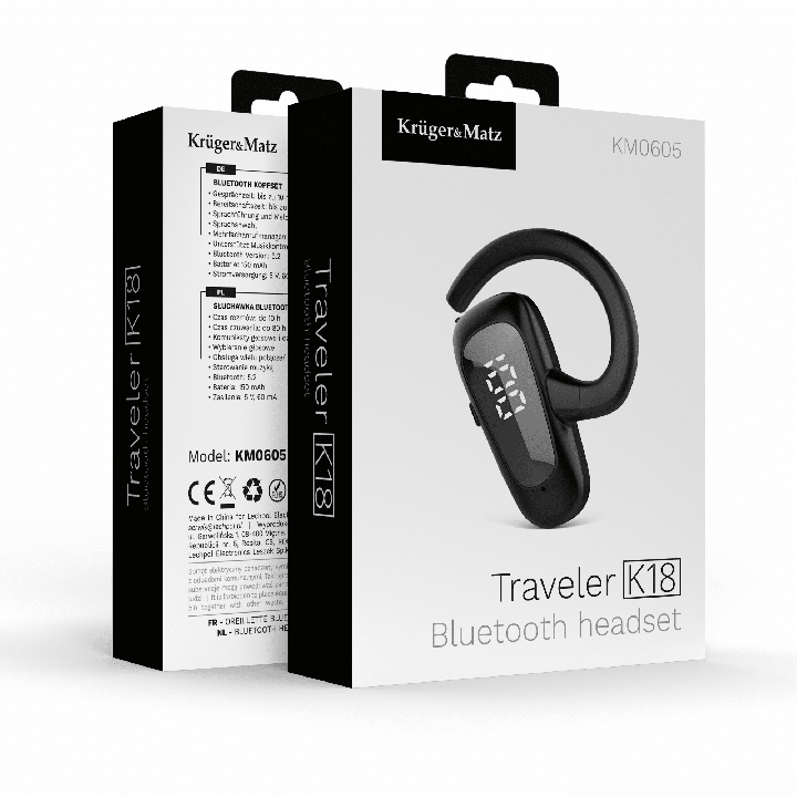Słuchawka Bluetooth Kruger&Matz Traveler K18